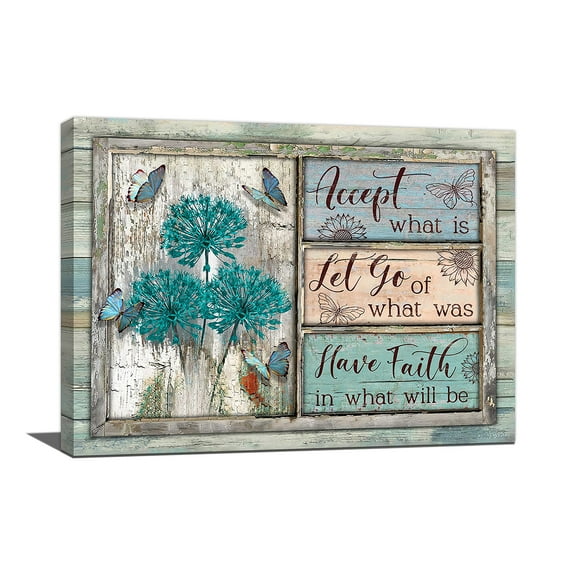 Loodaent Dandelion Dreams 12” x 16” Framed Canvas Art Prints