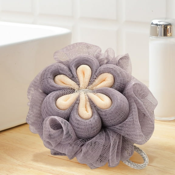 Loofah Bath Sponge under $5! kkbbma Loofah Bath Sponge Shower Loofahs, Soft Loofa Exfoliating Body Scrubber Mesh Shower Puff Pouf Ball Luffa for Men and Women