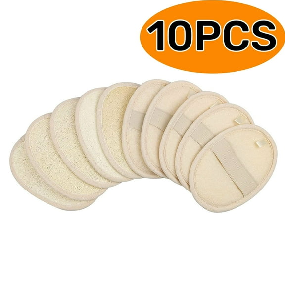Loofah Bath Sponge Body Sponge Bath Scrub Shower Scrub Exfoliating Pads for Men and Women 10 Pcs