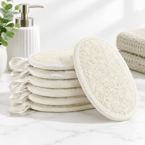 Loofah Body Scrubber Shower Sponge Pack