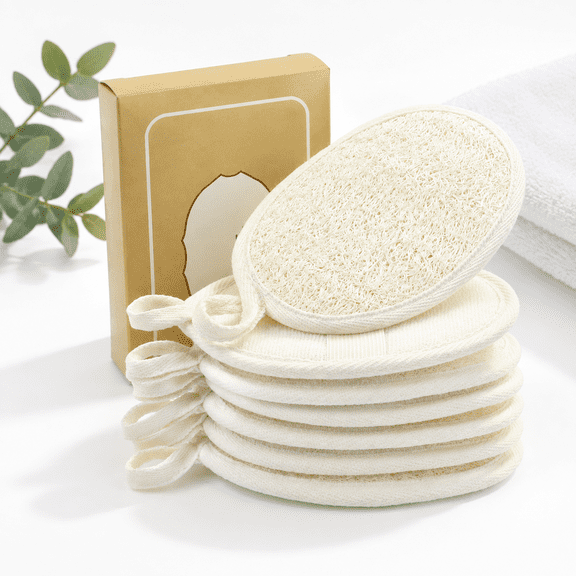 Loofah Body Scrubber Shower Sponge Pack
