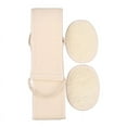 thumbnail image 1 of Loofah Exfoliating Back Scrubber For Shower, Double Side Scrubbing Strap, Body with 100% Natural Luffa, Washer for Men and Women (3 pcs a set), 1 of 9