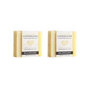 Loofah Exfoliating Bar Soap, Soft Smooth Skin, Citrus & Mint, 4 oz Bar 2 Pack