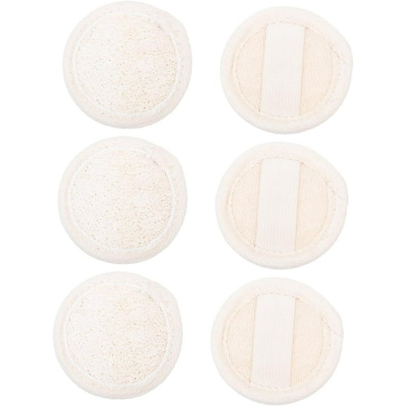 Loofah Facial Cleanser Facial Sponge Make up applicators for face Facial Cotton Pads for face Washing face sponges Makeup Remover Pads loofah face Brush Rounded Face Cleaning Puff