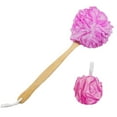 thumbnail image 1 of Loofah with Handle, Loofah Back Scrubber, Back Loofah, Loofah Brush with Long Handle, Loofah on A Stick, Shower Loofah Back Scrubber Bathing Sponge Set, 2Pcs, 1 of 7