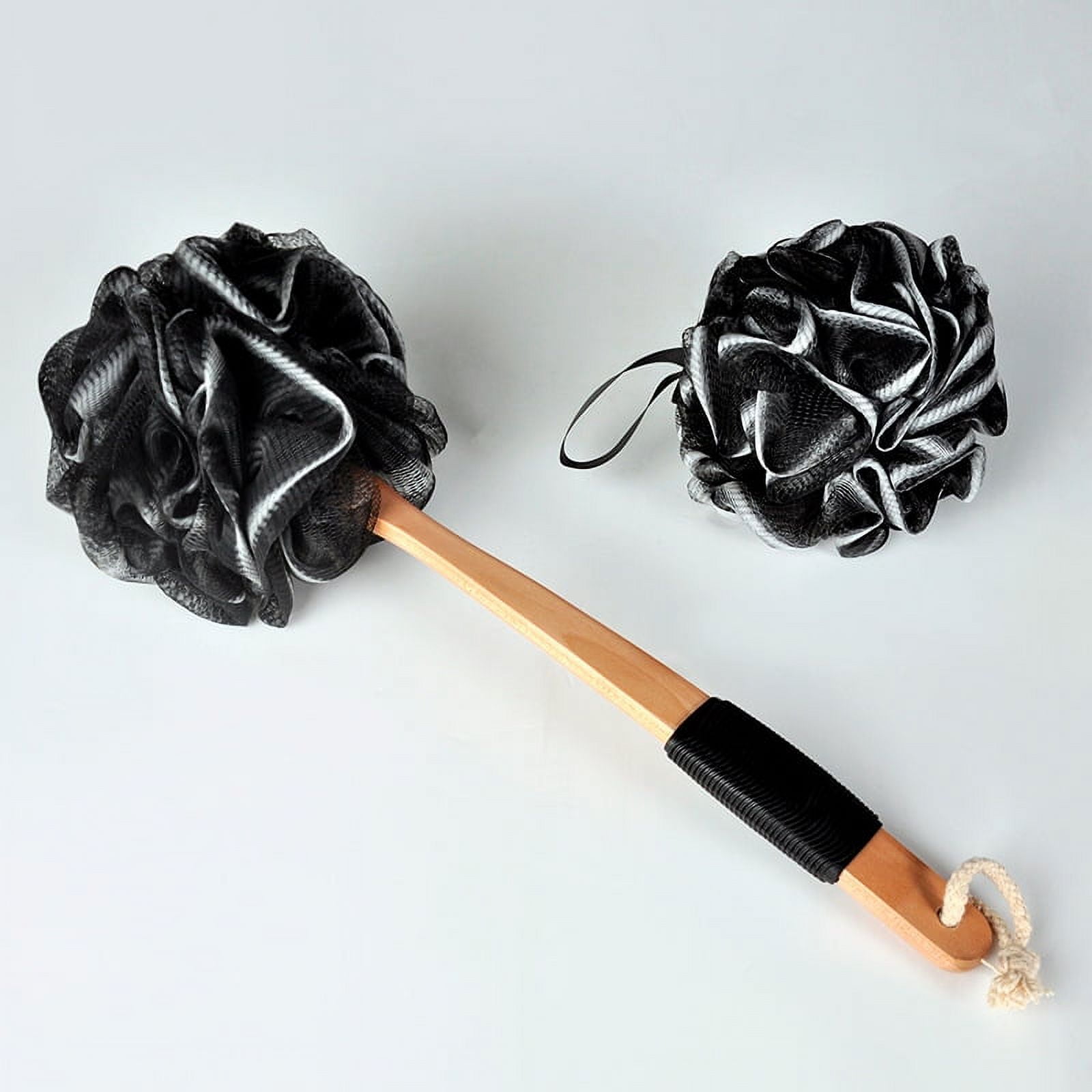 Loofah On A Stick, Loofah Back Scrubber For Shower, Bath Sponge With