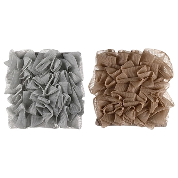 Loofah Scrubber With Soap Storage Soft Exfoliating Mesh Durable Towel Cloth Bath Essential