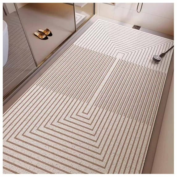 Loofah Shower Mat for Inside Shower, Non-Slip PVC Hollow Bathroom Floor Mat,Bathtub Rug,Hollow Bathroom Shower Foot Mat,Quick Drying