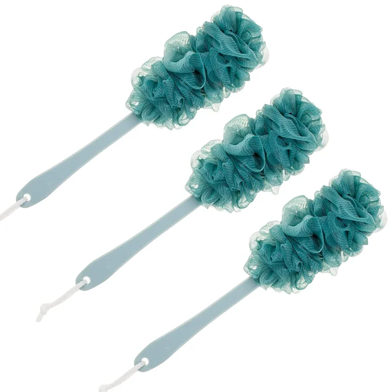 Long Handle Body Back Scrubber Shower Bath Loofah Pouf Exfoliating Wash Cloth Long Handle Body Back Scrubber Shower Bath Loofah Pouf Exfoliating Wash Cloth