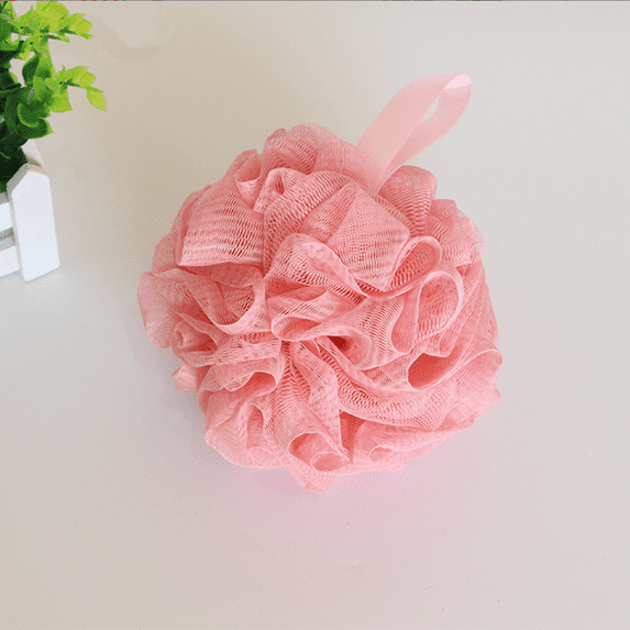 Loofah Sponge Bath Sponge for Women Men 1 Pack (Pink)