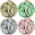 thumbnail image 1 of Loofah Sponge Pack of 4, Deep Cleansing Body Scrubber for Shower, Exfoliating Bath Sponge with Handle for Women and Men (001, 50g), 1 of 4