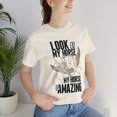 thumbnail image 1 of Look At My Horse My Horse is Amazing with Angel Wings T-shirt, 1 of 12