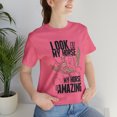 thumbnail image 1 of Look At My Horse My Horse is Amazing with Angel Wings T-shirt, 1 of 12