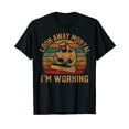 thumbnail image 1 of Look Away Mortal I'm Working Welder Gift Welding Silhouette T-Shirt, 1 of 5