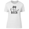 thumbnail image 1 of Look But Dont Touch, Quote T-Shirt Men -Image by Shutterstock, Male 3X-Large, 1 of 2