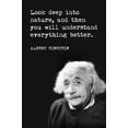 thumbnail image 1 of Look Deep Into Nature (Albert Einstein Quote), motivational poster, 1 of 1
