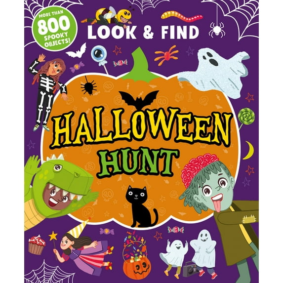 Look & Find Halloween Hunt: Over 800 Spooky Objects!, (Hardcover)