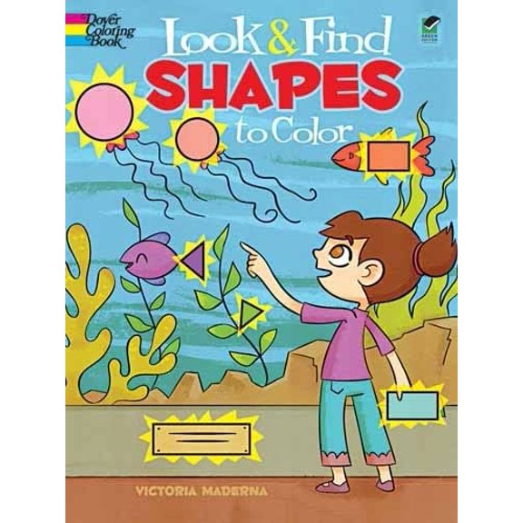 Pre-Owned Look & Find Shapes to Color (Dover Children's Activity Books) Paperback
