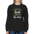 thumbnail image 1 of Look For The Stars Sweatshirt Women -Smartprints Designs, Female x-Large, 1 of 4