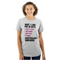 thumbnail image 1 of Look Guys Austrailian Shepherd Lover Women's Plus Size Graphic Tee Brisco Brands 2X, 1 of 4