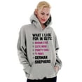 thumbnail image 1 of Look Guys German Shepherd Lover Women Plus Size Graphic Pullover Hoodie Brisco Brands 2X, 1 of 2