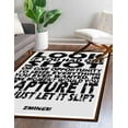 thumbnail image 1 of Look If You Had One Shot Rug, Printed Rug, Song Rugs, Motivation Rugs, Entry Rug, Personalized Gifts, Thick Rug, Bridesmaid Gift, 2.6'x5' - 80x150 cm, 1 of 8