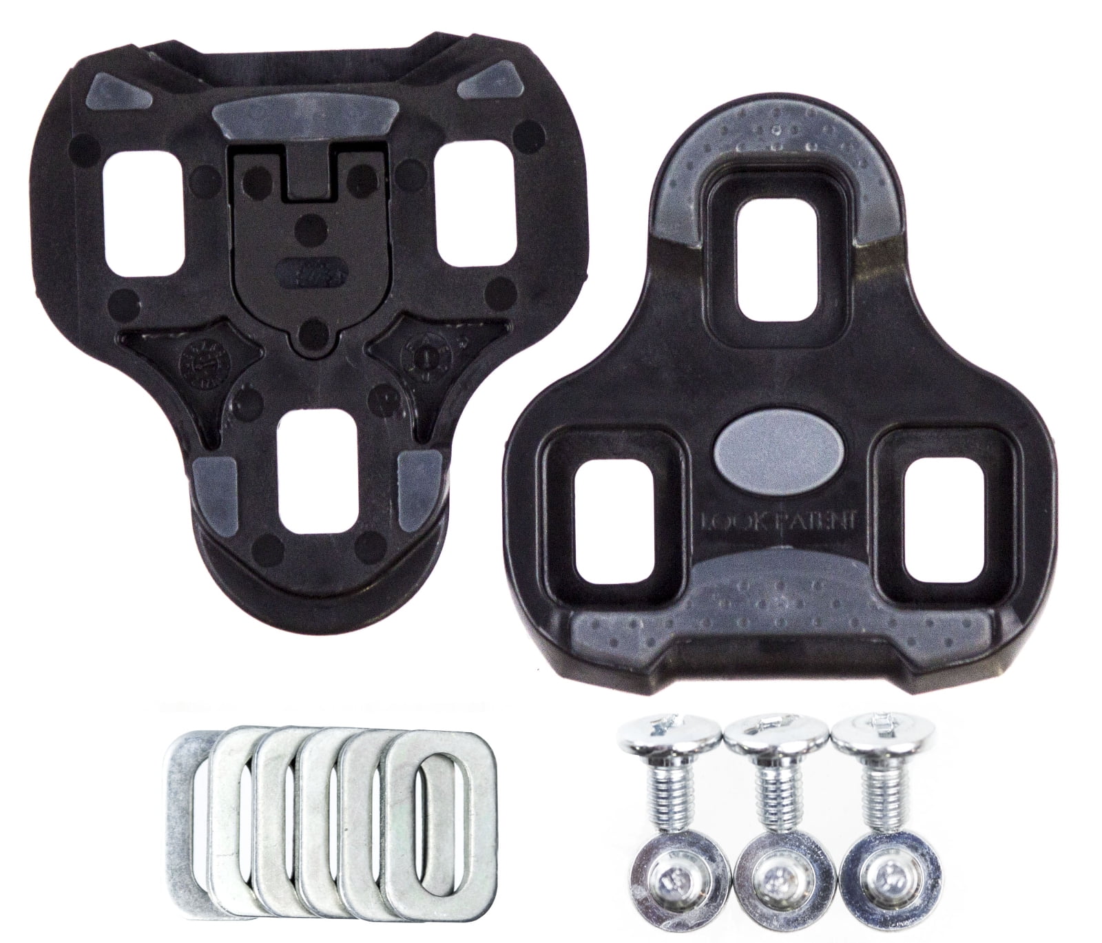 Look Keo Grip Cleats Black with 0 Degree Float