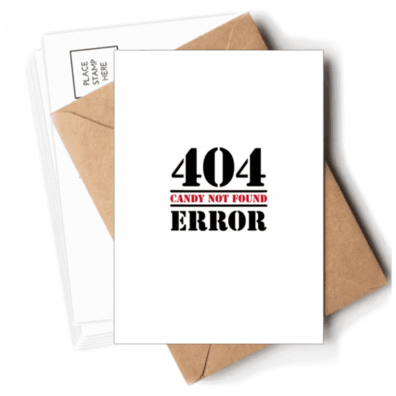 Look Lost Candy Errors Art Deco Fashion Postcards Envelopes Blank Note Cards Mailing