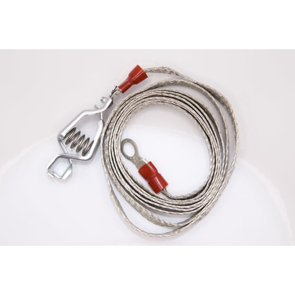 Look North Designs 6 ft. Copper Braided Ground Strap with Clamp