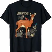 Look Out For The Little Guys Fawn Animal Shirt BLACK Unisex S-5XL Hot Trending Shirt, Vintage Birthday Gift