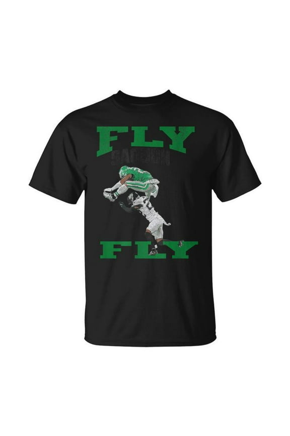 No Look Reverse Hurdle Fly Saquon Fly Football T-Shirt, Dynamic Sports Graphic Tee for Men Women Kids, Football Fan Unisex Shirt Featuring Saquon Barkley