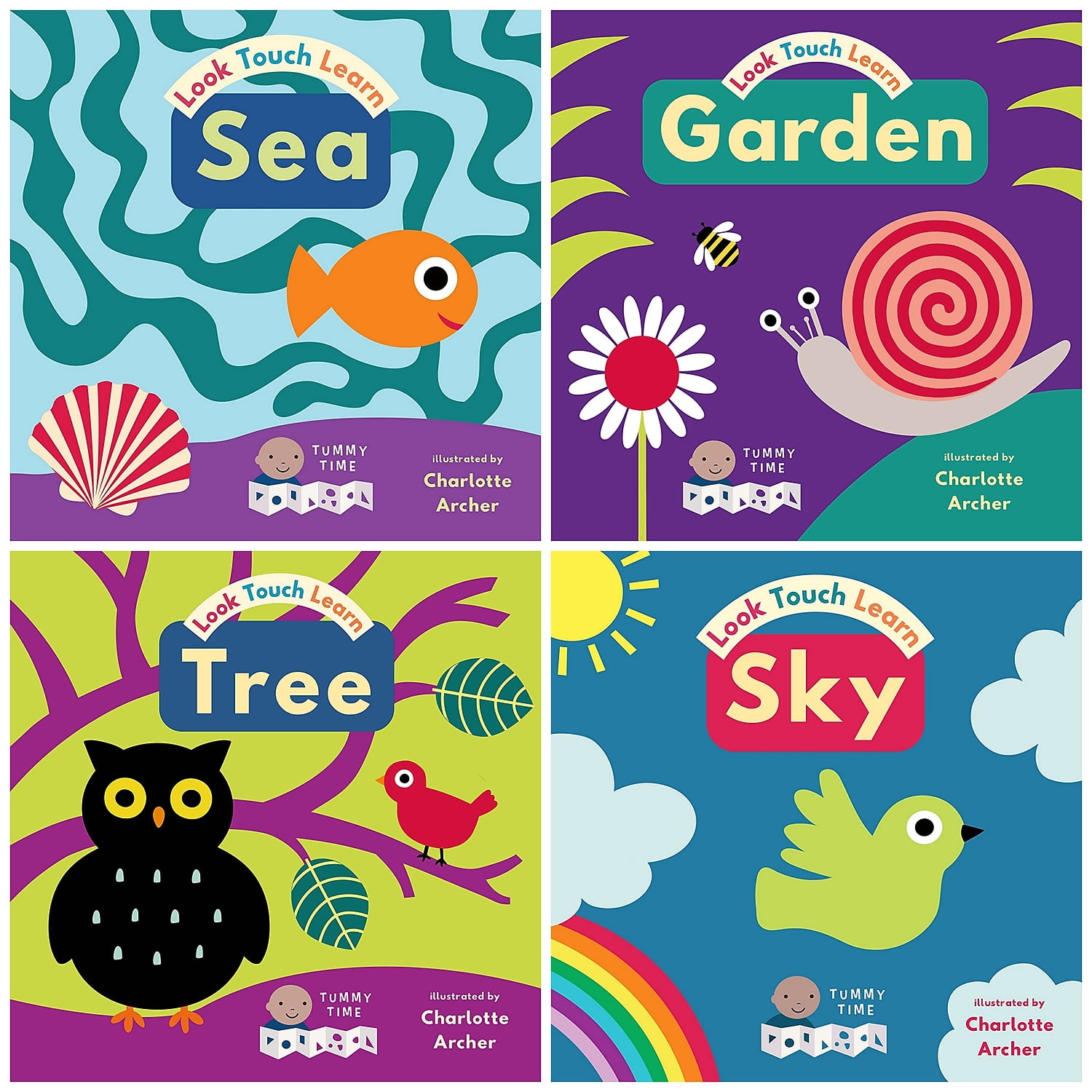 Child's Play Books Look Touch Learn 4/Set (CPY9781835320778)