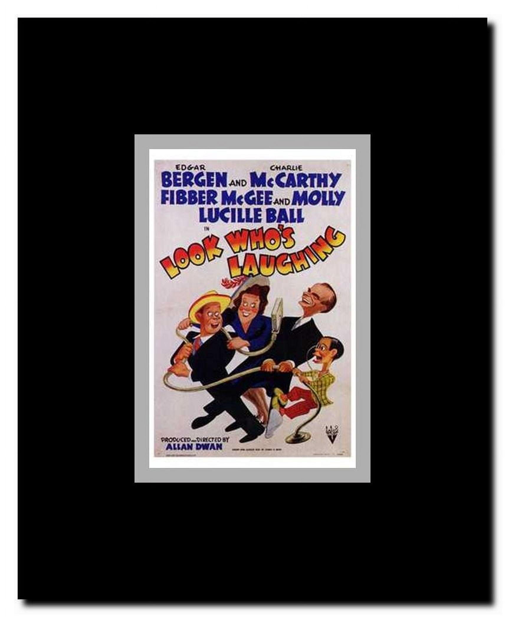 Look Who's Laughing Framed Movie Poster