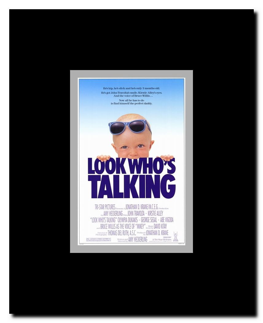 Look Who's Talking Framed Movie Poster