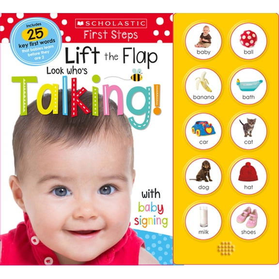 Pre-Owned Look Who's Talking! Lift the Flap: Scholastic Early Learners (Sound Book) (Board book) 1338283960 9781338283969