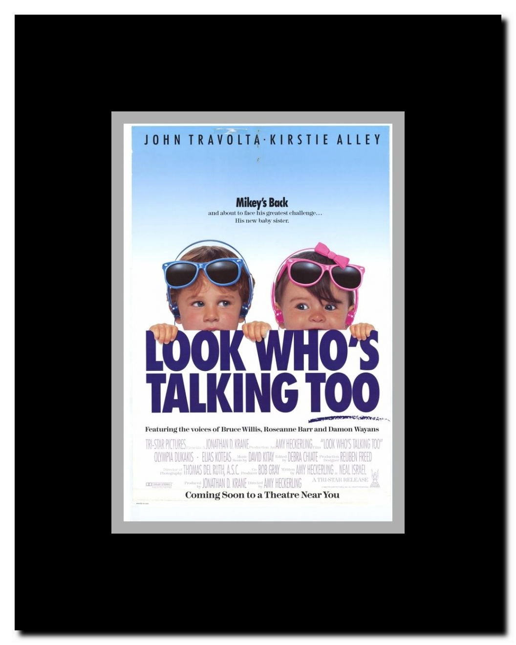 Look Who's Talking Too Framed Movie Poster