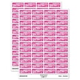 thumbnail image 1 of Look Whoo Gets it Who Owl Teacher Student School Sticker Set - Hot Pink - Matte Finish - 1.25" Mini, 1 of 7