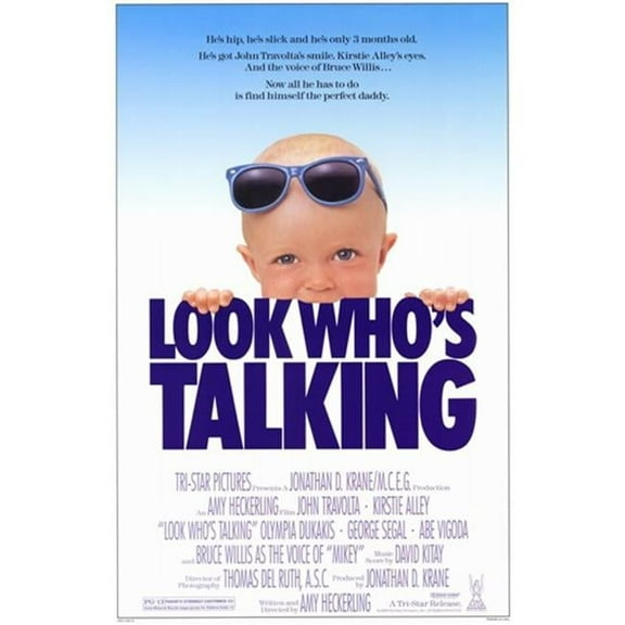 Look Whos Talking Movie Poster - 11 x 17 in.