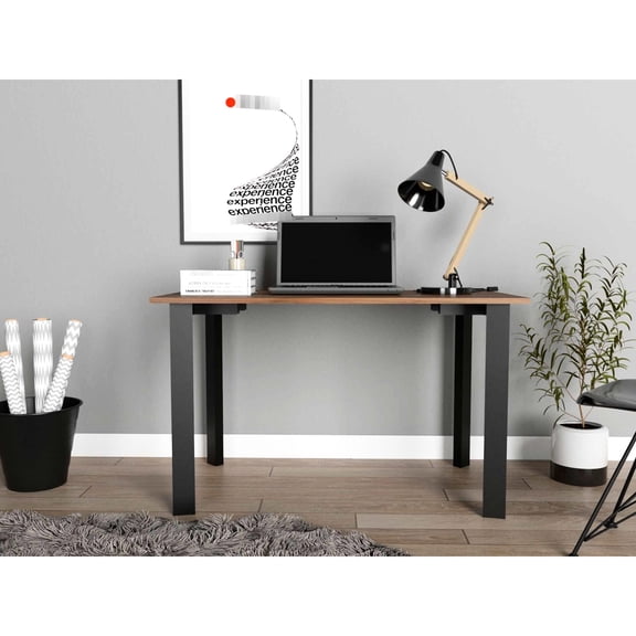Look Work Desk With Steel Elements For Conference Furniture - Classic Workstation Frame Modern