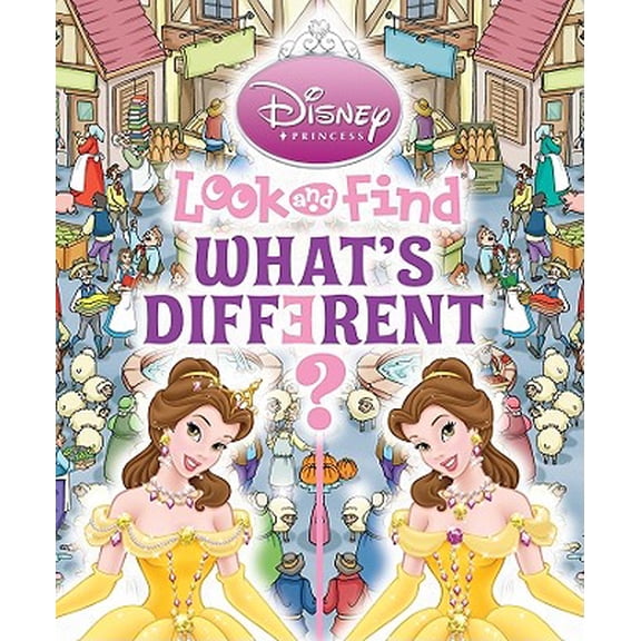 Pre-Owned Look and Find What's Different?: Disney Princess (Hardcover)
