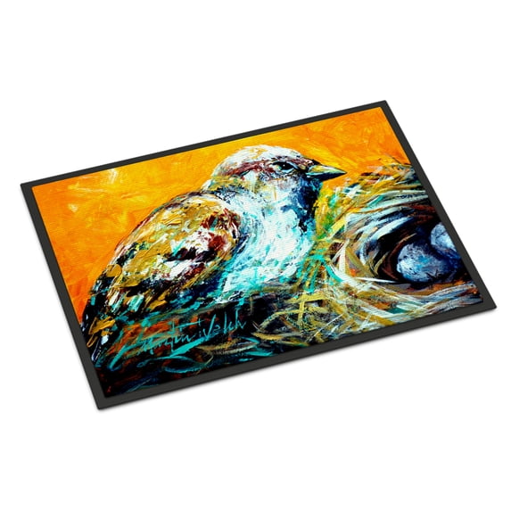 Look at the Birdie Door Mat