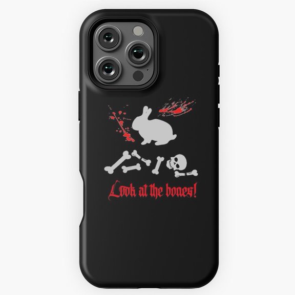 Look at the Bones Monty Python Rabbit Phone Case for iPhone 16 15 14 13 12 11 Pro Max