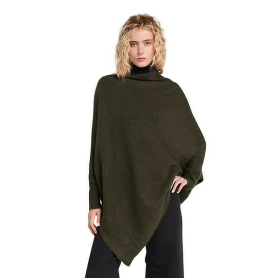 Look by M Triangle Poncho with Sleeves