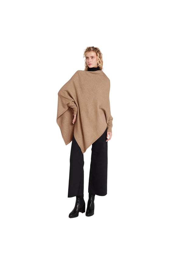 Triangle Poncho with Sleeves