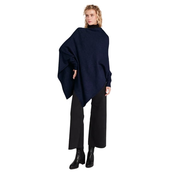 Look by M Triangle Poncho with Sleeves