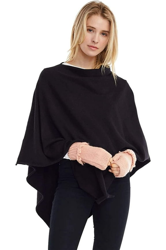 Women's Basic Poncho Year Round Cover Special Occasion for Every Day