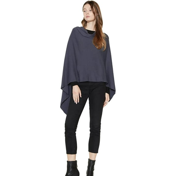Look by M Women's Basic Poncho Year Round Cover Special Occasion for Every Day