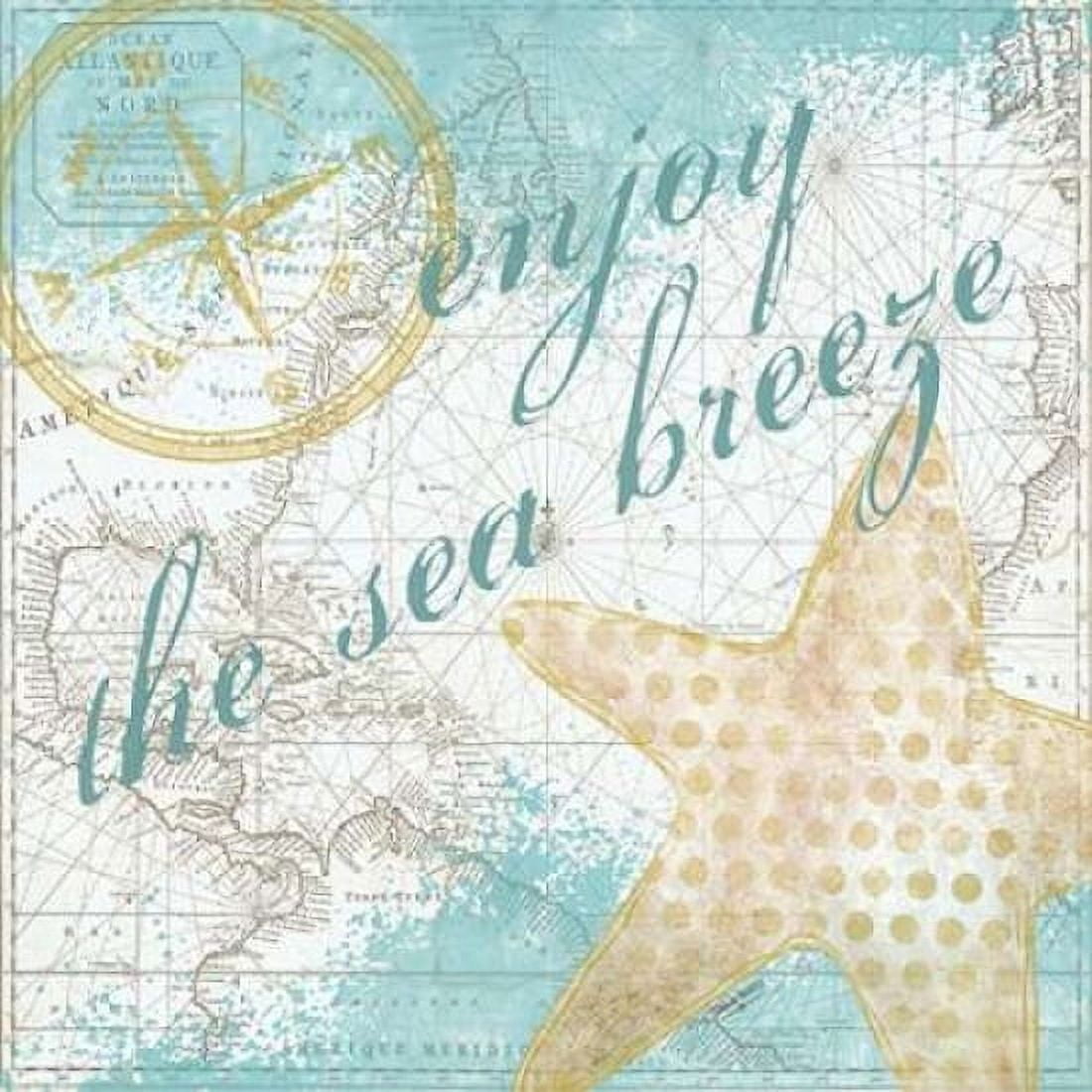 Look to the Sea II Canvas Art - Tara Reed (24 x 24)