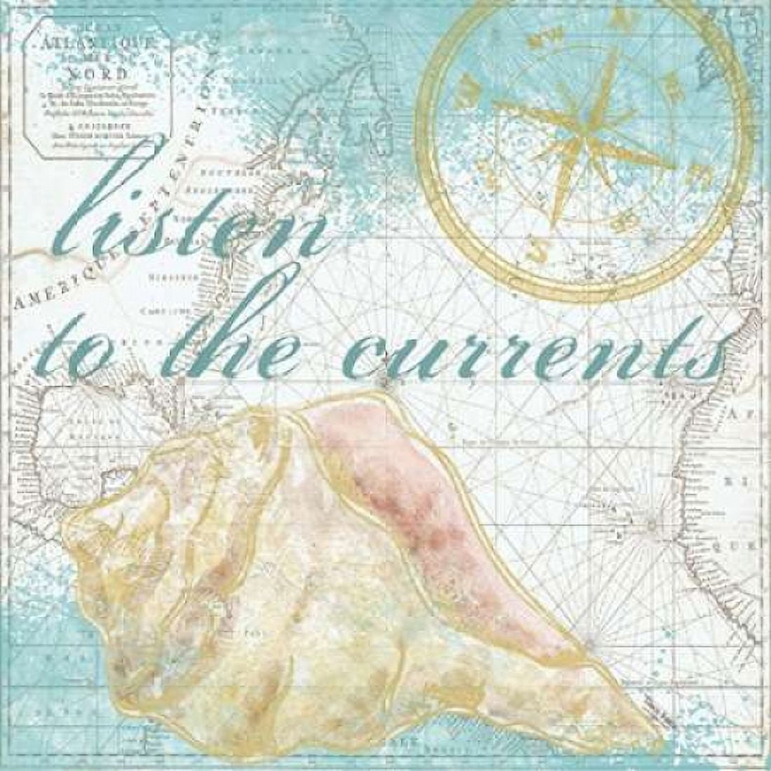 Look to the Sea IV Canvas Art - Tara Reed (24 x 24)
