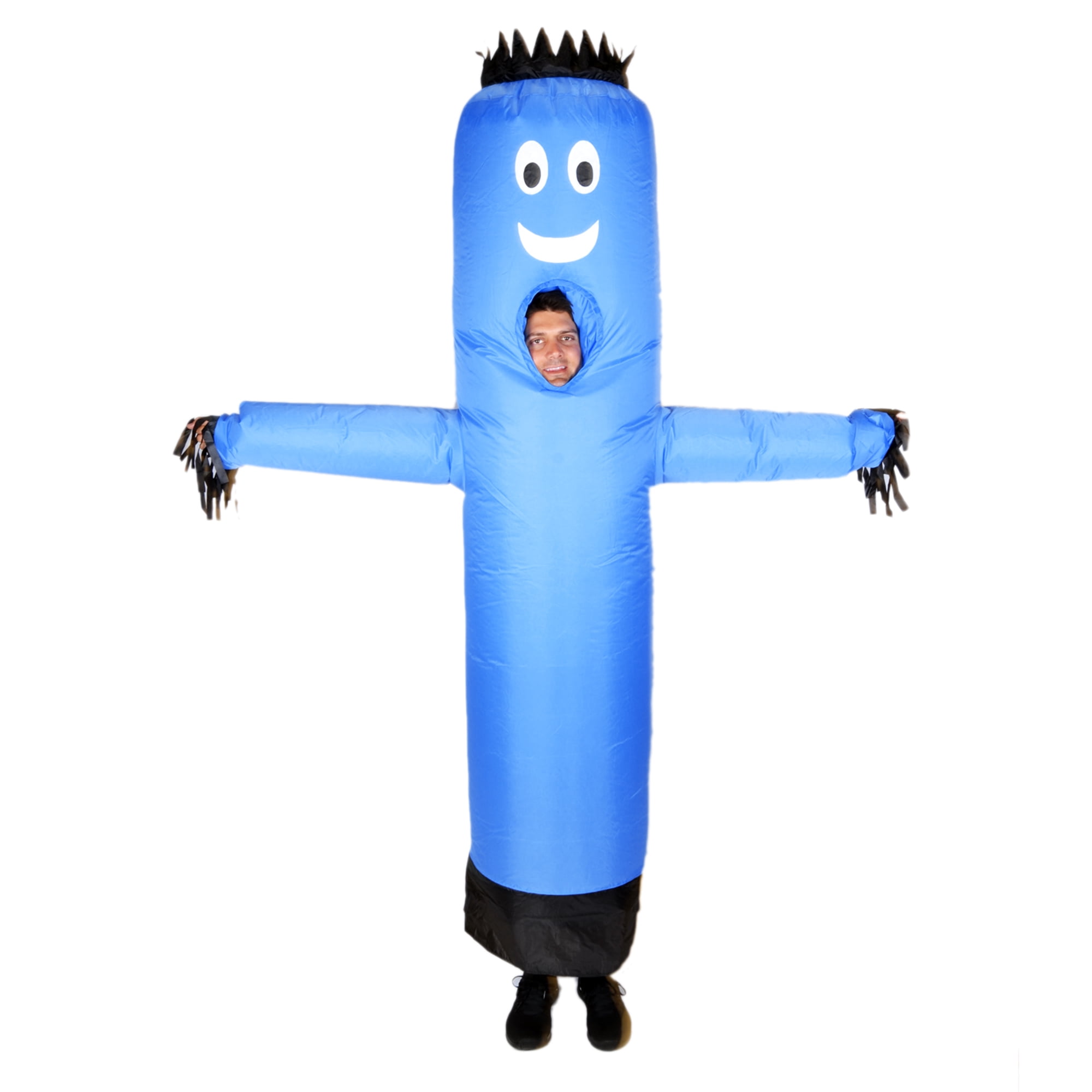 LookOurWay Inflatable Tube Man Costume - Wacky Wavy Arm Guy Funny Inflatable Halloween Costume For Adults - Color Azul : Costa Rica